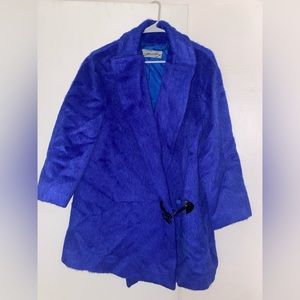 Vintage GENNY Moda S.P.A. Ancona Alpaca and pure wool made in Italy coat size 12